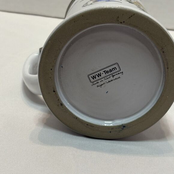 Vintage Bavarian Beer Stein Pewter Lid Bavrian Coat of Arms Made In Germany - Picture 9 of 9